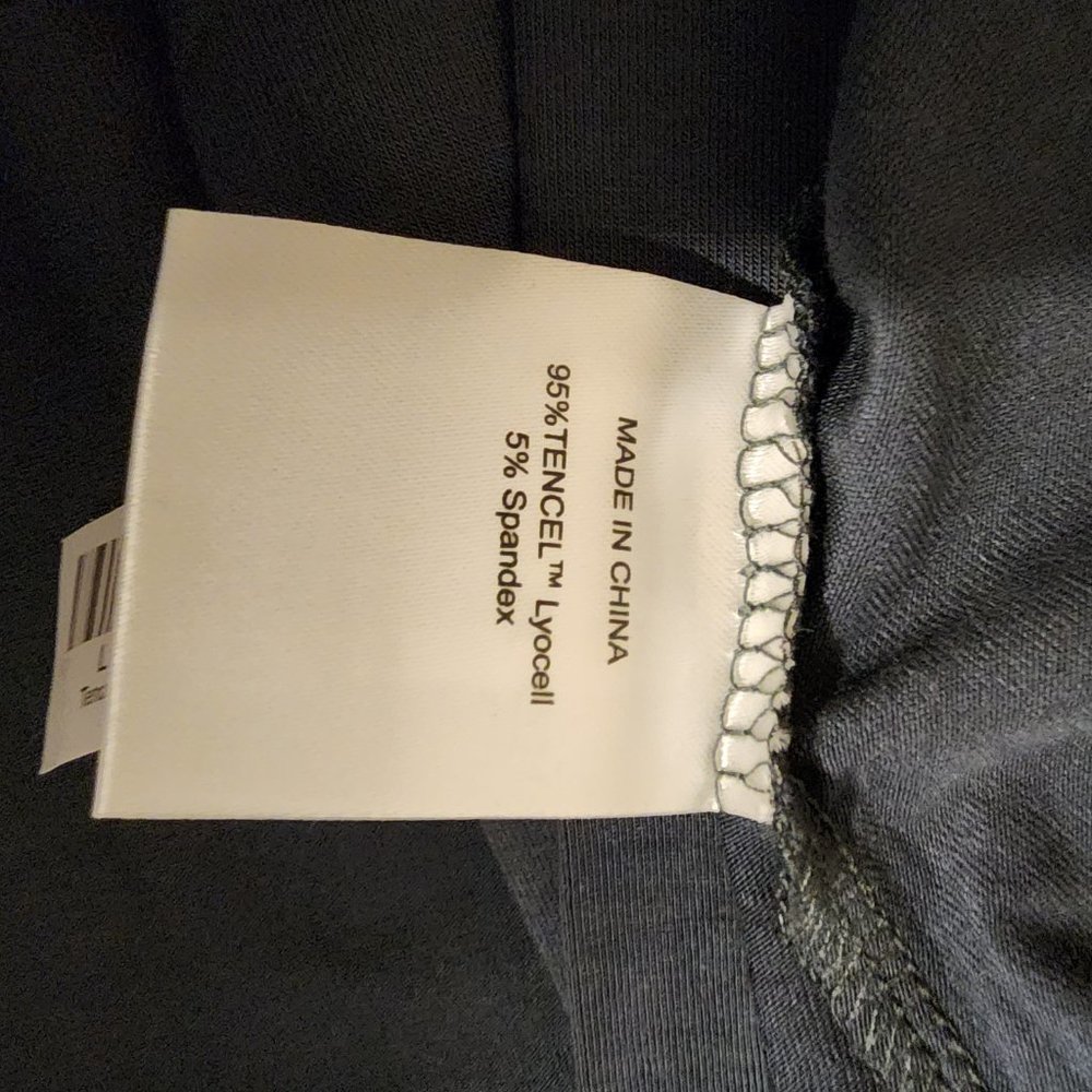 Quince Tencel Jersey Midi Wrap Dress NWT Green Med - Picture 5 of 7